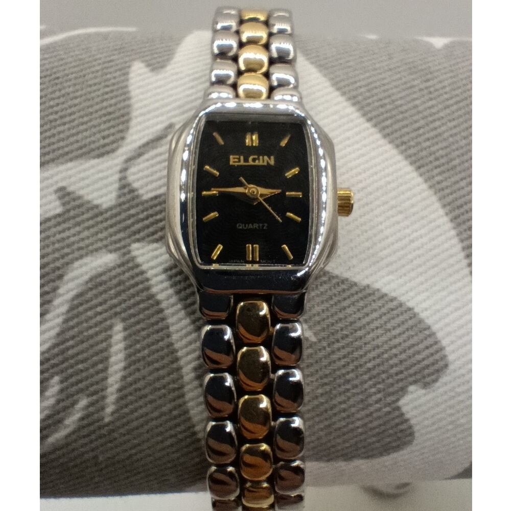 Vintage Elgin Ladies Two-Tone Quartz Watch